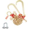 image:imageVEVOR G80 V Bridle Chain 516 x 3 Towing Chain Bridle with R Hooks T Hooks J Hooks and Grab Hooks Transport Tow Chain Bridle with 10800 lbs Safe Working Load for Flatbed Truck Wrecker Recovery38Inch x 2FT