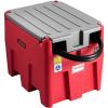 image:imageVEVOR Portable Diesel Tank 116 Gallon Capacity amp 10 GPM Flow Rate Diesel Fuel with 12V Electric Transfer Pump and 131ft Rubber Hose PE Transfer Tank for Easy Fuel Transportation GrayRed