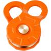 image:imageVEVOR Snatch Block Pulley 33000LBS WLL Pulley System for Synthetic Rope Or Steel Cable Change The Direction Create Mechanical Advantage Ideal for Truck Tractor ATV amp UTV 1 Pack OrangeOrange