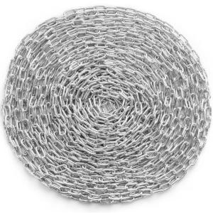 image:imageVEVOR Grade 30 Chain 14 Inch by 100Ft Length Grade 30 Proof Coil Chain Zinc Plated Grade 30 Chain for Towing Logging Agriculture and Guard Rails14 Inch x 100 Ft