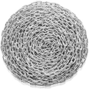 image:imageVEVOR Grade 30 Chain 14 Inch by 100Ft Length Grade 30 Proof Coil Chain Zinc Plated Grade 30 Chain for Towing Logging Agriculture and Guard Rails516 Inch x 92 Ft