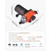 image:imageVEVOR 12V Diaphragm Pump 5 GPM 1893 Lmin 5Chamber 12V DC Water Pump with Automatic Pressure Switch 40100 PSI Adjustable 12 MNPT Port for Agricultural Irrigation Construction Site Drainage12V  4Chamber  60GPM  70PSI