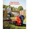 image:imageVEVOR 12V Diaphragm Pump 5 GPM 1893 Lmin 5Chamber 12V DC Water Pump with Automatic Pressure Switch 40100 PSI Adjustable 12 MNPT Port for Agricultural Irrigation Construction Site Drainage110V  3Chamber  40GPM  45PSI