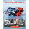 image:imageVEVOR 12V Diaphragm Pump 5 GPM 1893 Lmin 5Chamber 12V DC Water Pump with Automatic Pressure Switch 40100 PSI Adjustable 12 MNPT Port for Agricultural Irrigation Construction Site Drainage12V  4Chamber  50GPM  70PSI