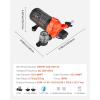 image:imageVEVOR 12V Diaphragm Pump 5 GPM 1893 Lmin 5Chamber 12V DC Water Pump with Automatic Pressure Switch 40100 PSI Adjustable 12 MNPT Port for Agricultural Irrigation Construction Site Drainage110V  3Chamber  40GPM  45PSI