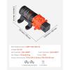 image:imageVEVOR 12V Diaphragm Pump 5 GPM 1893 Lmin 5Chamber 12V DC Water Pump with Automatic Pressure Switch 40100 PSI Adjustable 12 MNPT Port for Agricultural Irrigation Construction Site Drainage12V  2Chamber  12GPM  80PSI
