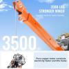 image:imageVEVOR 2200 lbs Electric Pickup Truck Crane with Electric Winch 6000 lbs 12V Folding TruckMounted Bed Crane Steel Pickup Truck Jib Crane Hoist 360 Swivel for Lifting Goods in Construction Factory1100 lbs with Electric Winch 3500 lbs