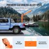image:imageVEVOR 2200 lbs Electric Pickup Truck Crane with Electric Winch 6000 lbs 12V Folding TruckMounted Bed Crane Steel Pickup Truck Jib Crane Hoist 360 Swivel for Lifting Goods in Construction Factory1100 lbs with Electric Winch 3500 lbs