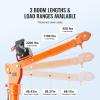image:imageVEVOR 2200 lbs Electric Pickup Truck Crane with Electric Winch 6000 lbs 12V Folding TruckMounted Bed Crane Steel Pickup Truck Jib Crane Hoist 360 Swivel for Lifting Goods in Construction Factory2200 lbs with Electric Winch 6000 lbs