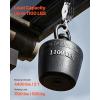 image:imageVEVOR 4400 lbs Breaking Strength 100 FT Rope Pulley Hoist 51 Lifting Power Heavy Duty Pulley System with 2pcs Soft Loops Metal Wheels Bearing Structure Block and Tackle for Lifting Heavy Objects023 x 100