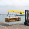 image:imageVEVOR Forklift Jib Boom Crane 6000lbs Capacity Manual Telescoping Boom Extends Up to 561 inches Forklift Mobile Crane with 2 Hooks Adjustable Forklift Crane Attachment for Warehouse Factories6000 LBS