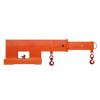 image:imageVEVOR Forklift Jib Boom Crane 6000lbs Capacity Manual Telescoping Boom Extends Up to 561 inches Forklift Mobile Crane with 2 Hooks Adjustable Forklift Crane Attachment for Warehouse Factories5500 LBS