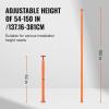 image:imageVEVOR House Floor Jack 54150 Height Range 11200 lbs Max Load Capacity Adjustable Support Beam Basement Jack Post Pole for Leveling Lift Support Steel Telescoping Jack for Temporary Support54150
