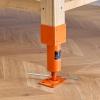 image:imageVEVOR House Floor Jacks 4 PCS Post Floor Joist Jacks for Leveling 11616 Height Range Total Support up to 10000 LBS Galvanized Telescoping Screw Jacks for Temporary SupportScrew Jack Post