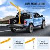image:imageVEVOR Pickup Truck Crane with 1100 lbs Manual Winch Folding TruckMounted Bed Crane Steel Pickup Truck Jib Crane Hoist 360 Swivel for Lifting Goods in Construction Factory