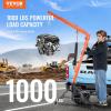 image:imageVEVOR Receiver Hitch Mounted Hydraulic Pickup Truck Crane 1000 lbs Capacity 360 Swivel Three Boom Capacities of 500 lbs 750 lbs amp 1000 lbs for Lifting Goods in Construction Forestry FactoryHitchMount Crane with Adjustable Support Legs