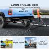 image:imageVEVOR Receiver Hitch Mounted Hydraulic Pickup Truck Crane 1000 lbs Capacity 360 Swivel Three Boom Capacities of 500 lbs 750 lbs amp 1000 lbs for Lifting Goods in Construction Forestry FactoryHitchMount Crane with Adjustable Support Legs
