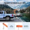 image:imageVEVOR Receiver Hitch Mounted Hydraulic Pickup Truck Crane 1000 lbs Capacity 360 Swivel Three Boom Capacities of 500 lbs 750 lbs amp 1000 lbs for Lifting Goods in Construction Forestry FactoryHitchMount Crane with Adjustable Support Legs
