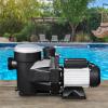 image:imageVEVOR Swimming Pool Pump 20HP 115 V 1500 W Single Speed Pumps for Above Ground Pool wStrainer Basket 5400 GPH Max Flow Certification of ETL for SecuritySingle Speed