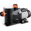 image:imageVEVOR Swimming Pool Pump 20HP 115 V 1500 W Single Speed Pumps for Above Ground Pool wStrainer Basket 5400 GPH Max Flow Certification of ETL for SecuritySingle Speed