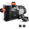 image:imageVEVOR Swimming Pool Pump 20HP 115 V 1500 W Single Speed Pumps for Above Ground Pool wStrainer Basket 5400 GPH Max Flow Certification of ETL for SecuritySingle Speed