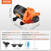 image:imageVEVOR Water Pressure Diaphragm Pump RV Water Pump Fresh Water Pump110V AC 33 GPM Pressure Adjustable Self Priming Sprayer Pump with Pressure Switch for RV Camper Marine Boat Lawn FCC Certified12V  30GPM  50PSI