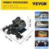 image:imageVEVOR Water Pressure Diaphragm Pump RV Water Pump Fresh Water Pump110V AC 33 GPM Pressure Adjustable Self Priming Sprayer Pump with Pressure Switch for RV Camper Marine Boat Lawn FCC Certified12V  7GPM  60PSI