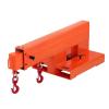 image:imageVEVOR Forklift Jib Boom Crane 6000lbs Capacity Manual Telescoping Boom Extends Up to 561 inches Forklift Mobile Crane with 2 Hooks Adjustable Forklift Crane Attachment for Warehouse Factories5500 LBS