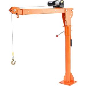 image:imageVEVOR 2200 lbs Electric Pickup Truck Crane with Electric Winch 6000 lbs 12V Folding TruckMounted Bed Crane Steel Pickup Truck Jib Crane Hoist 360 Swivel for Lifting Goods in Construction Factory1100 lbs with Electric Winch 3500 lbs