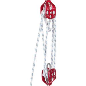 image:imageVEVOR 4400 lbs Breaking Strength 100 FT Rope Pulley Hoist 51 Lifting Power Heavy Duty Pulley System with 2pcs Soft Loops Metal Wheels Bearing Structure Block and Tackle for Lifting Heavy Objects12 x 200