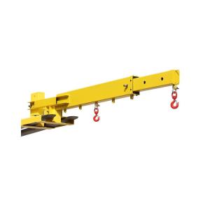 image:imageVEVOR Forklift Jib Boom Crane 6000lbs Capacity Manual Telescoping Boom Extends Up to 561 inches Forklift Mobile Crane with 2 Hooks Adjustable Forklift Crane Attachment for Warehouse Factories6000 LBS