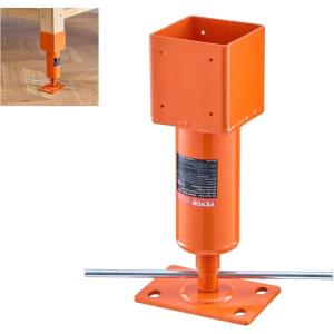 image:imageVEVOR House Floor Jacks 4 PCS Post Floor Joist Jacks for Leveling 11616 Height Range Total Support up to 10000 LBS Galvanized Telescoping Screw Jacks for Temporary SupportScrew Jack Post