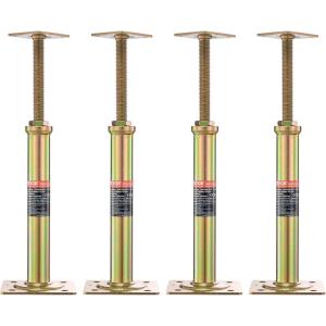 image:imageVEVOR House Floor Jacks 4 PCS Post Floor Joist Jacks for Leveling 11616 Height Range Total Support up to 10000 LBS Galvanized Telescoping Screw Jacks for Temporary SupportFloor Jacks Post