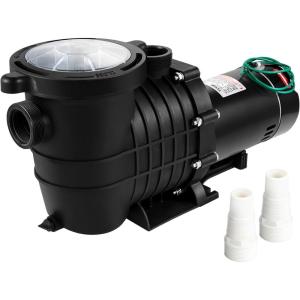 image:imageVEVOR Swimming Pool Pump 20HP 115 V 1500 W Single Speed Pumps for Above Ground Pool wStrainer Basket 5400 GPH Max Flow Certification of ETL for SecuritySingle Speed