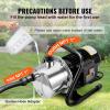 image:imageVEVOR 1HP Shallow Well Pump Portable 1380 GPH Garden Jet Pump with Automatic Controller 145 ft Head Stainless Steel Sprinkler Booster Pumps for Garden Lawn Irrigation System Water Transfer11 HP with Handle