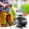 image:imageVEVOR 1HP Shallow Well Pump Portable 1380 GPH Garden Jet Pump with Automatic Controller 145 ft Head Stainless Steel Sprinkler Booster Pumps for Garden Lawn Irrigation System Water Transfer1 HP with Tank SS
