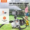 image:imageVEVOR 1HP Shallow Well Pump Portable 1380 GPH Garden Jet Pump with Automatic Controller 145 ft Head Stainless Steel Sprinkler Booster Pumps for Garden Lawn Irrigation System Water Transfer1 HP with Automatic Controller