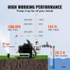 image:imageVEVOR 1HP Shallow Well Pump Portable 1380 GPH Garden Jet Pump with Automatic Controller 145 ft Head Stainless Steel Sprinkler Booster Pumps for Garden Lawn Irrigation System Water Transfer15 HP with Handle