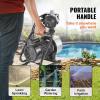 image:imageVEVOR 1HP Shallow Well Pump Portable 1380 GPH Garden Jet Pump with Automatic Controller 145 ft Head Stainless Steel Sprinkler Booster Pumps for Garden Lawn Irrigation System Water Transfer1 HP with Automatic Controller