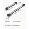 image:imageVEVOR Appliance Rollers Heavy Duty Extendable Appliance Rollers Mobile Washing Machine Base Mini Fridge Stand Moving Cart for Refrigerators Dryers Dishwashers WhiteGray