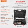 image:imageVEVOR Cordless Grease Gun 20Volt 10000 PSI 39 Long Hose Electric Grease Gun Kit Professional High Pressure Battery Powered Grease Gun with Carrying Case Battery and Charger Included Black2 Battery