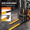 image:imageVEVOR Forklift Extensions 96 Inch Pallet Fork Extensions 45 Inch Width Heavy Duty Fork Extensions for Forklifts 1 Pair Forklift Extensions for Forklift Truck60 x 45 Inch