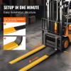 image:imageVEVOR Forklift Extensions 96 Inch Pallet Fork Extensions 65 Inch Width Heavy Duty Fork Extensions for Forklifts 1 Pair Forklift Extensions for Forklift Truck96 x 55 Inch