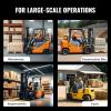 image:imageVEVOR Forklift Extensions 96 Inch Pallet Fork Extensions 65 Inch Width Heavy Duty Fork Extensions for Forklifts 1 Pair Forklift Extensions for Forklift Truck96 x 55 Inch