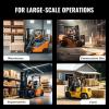 image:imageVEVOR Forklift Extensions 96 Inch Pallet Fork Extensions 65 Inch Width Heavy Duty Fork Extensions for Forklifts 1 Pair Forklift Extensions for Forklift Truck72 x 55 Inch