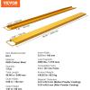 image:imageVEVOR Forklift Extensions 96 Inch Pallet Fork Extensions 65 Inch Width Heavy Duty Fork Extensions for Forklifts 1 Pair Forklift Extensions for Forklift Truck96 x 55 Inch