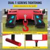 image:imageVEVOR Forklift Lifting Hook 4400lbs Capacity Forklift Lifting Hoist Red Forklift Mobile Crane with Swivel Hook and Two Large TScrews Hook Forklift Lifting Hoist Fork Lifting Attachment6600LBS
