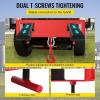 image:imageVEVOR Forklift Lifting Hook 4400lbs Capacity Forklift Lifting Hoist Red Forklift Mobile Crane with Swivel Hook and Two Large TScrews Hook Forklift Lifting Hoist Fork Lifting Attachment4400 LBS