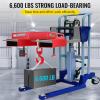 image:imageVEVOR Forklift Lifting Hook 4400lbs Capacity Forklift Lifting Hoist Red Forklift Mobile Crane with Swivel Hook and Two Large TScrews Hook Forklift Lifting Hoist Fork Lifting Attachment6600LBS