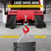image:imageVEVOR Forklift Lifting Hook 4400lbs Capacity Forklift Lifting Hoist Red Forklift Mobile Crane with Swivel Hook and Two Large TScrews Hook Forklift Lifting Hoist Fork Lifting Attachment6600LBS